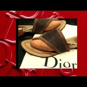 Christian Dior Mesh Link w/bronze details SZ 10